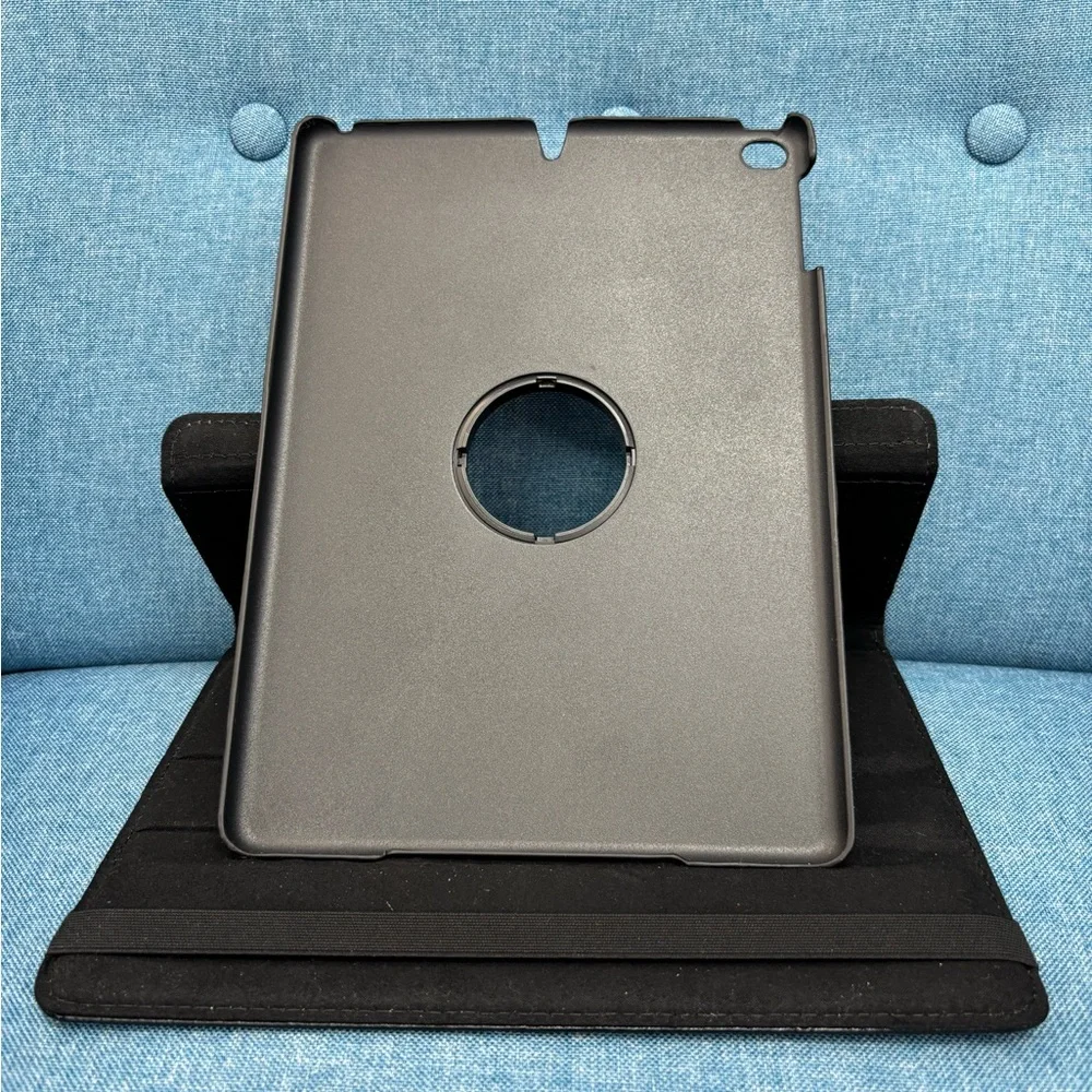 Black Croc-Embossed Men’s Tablet Folio Case for IPAD 5-6 (9.7 inch screen)